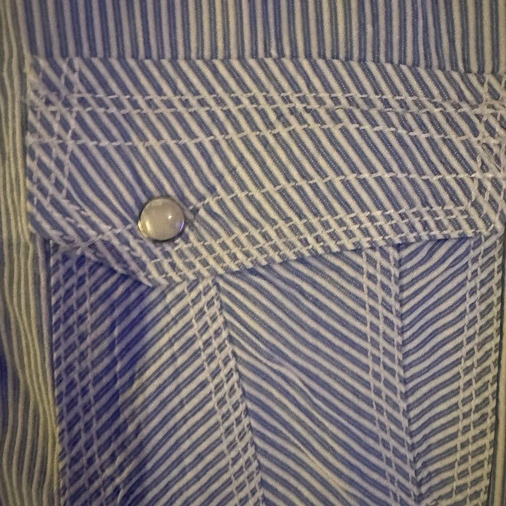 BKE Blue Striped Button-Up Shirt